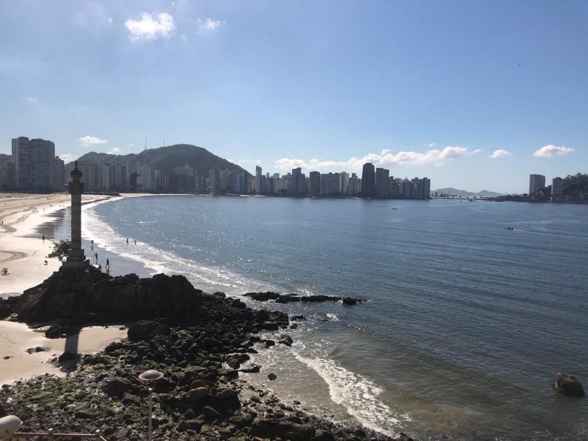 Apartamento Frente A Praia Sao Vicente Luaran gambar