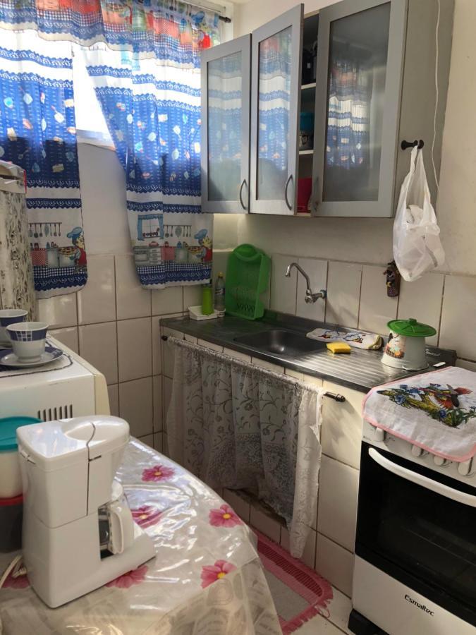 Apartamento Frente A Praia Sao Vicente Luaran gambar